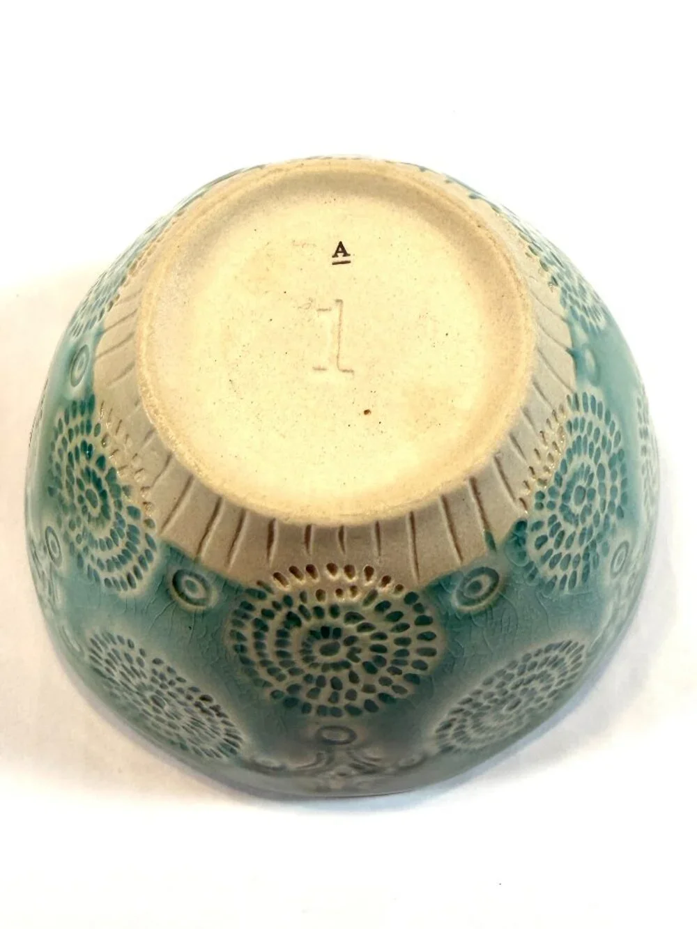 Anthropologie Old Havana Nesting Prep Bowls Set of 3 Mint Turquoise Portugal